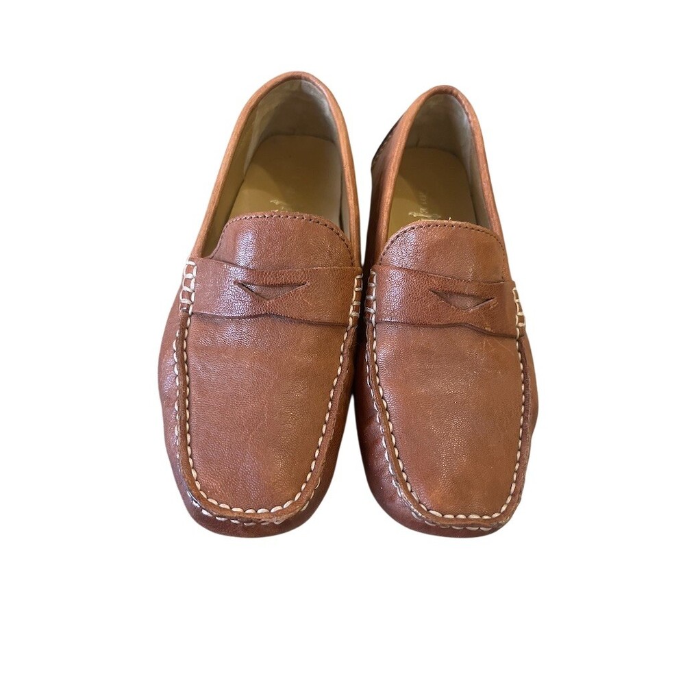 Cole Haan Men's Penny Loafer Driving Moccasin Shoes Brown Slip On Casual